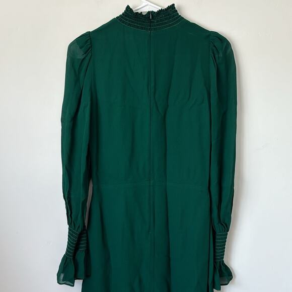 Reformation Archie Dress in Emerald Size: 8 Petite - Picture 10 of 11